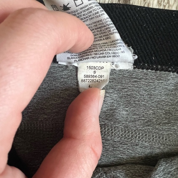 Nike Women's Gray Pro Shorts - Picture 3 of 6